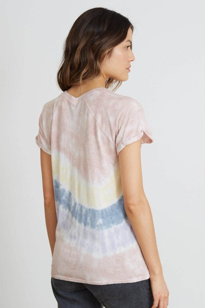 good hYOUman Tamara Tee Grateful Heart - SANDSTONE TIE DYE for Women