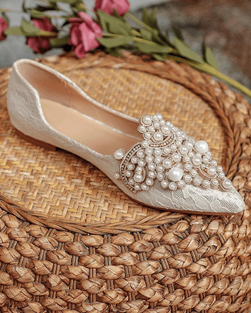 Google-friendly Elegant Daily Pearl Flats