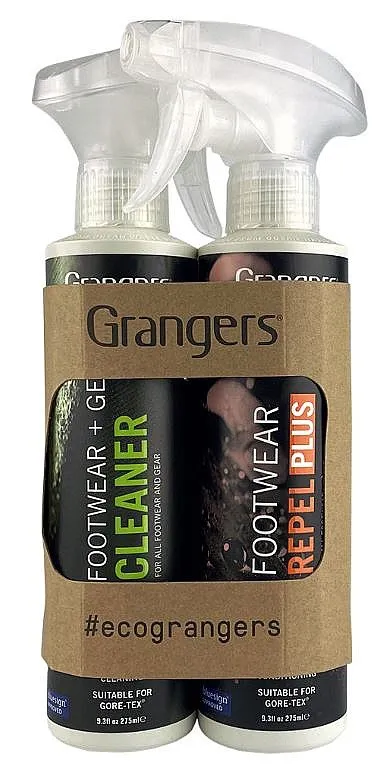 Granger's Footwear Repel Plus and Footwear Gear Clean 2 Pack - No Color