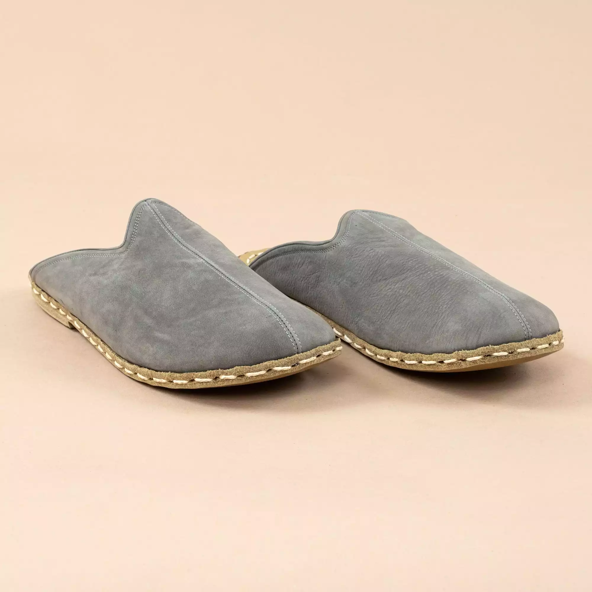 Gray Men's Barefoot Slippers