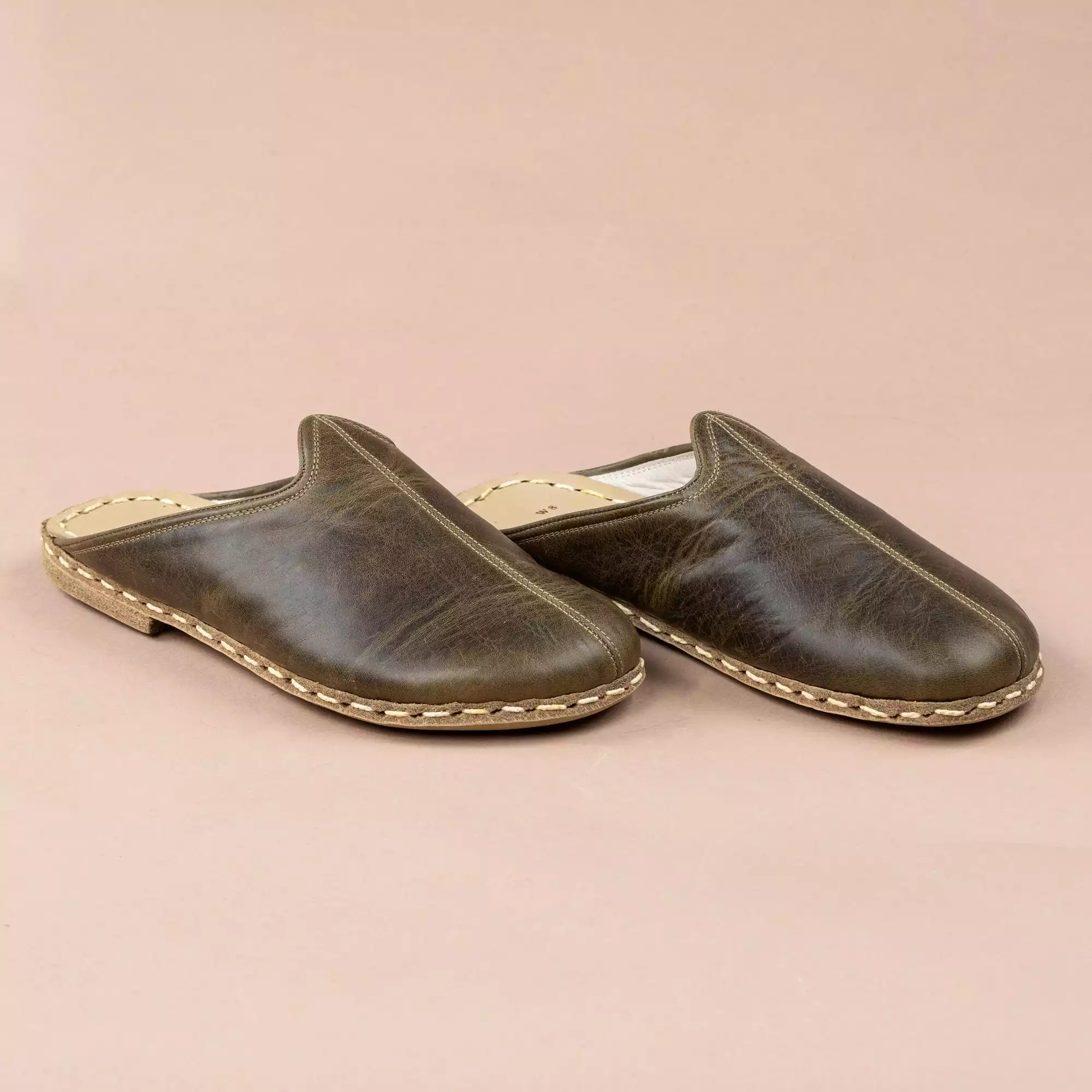 Green Men's Barefoot Slipper