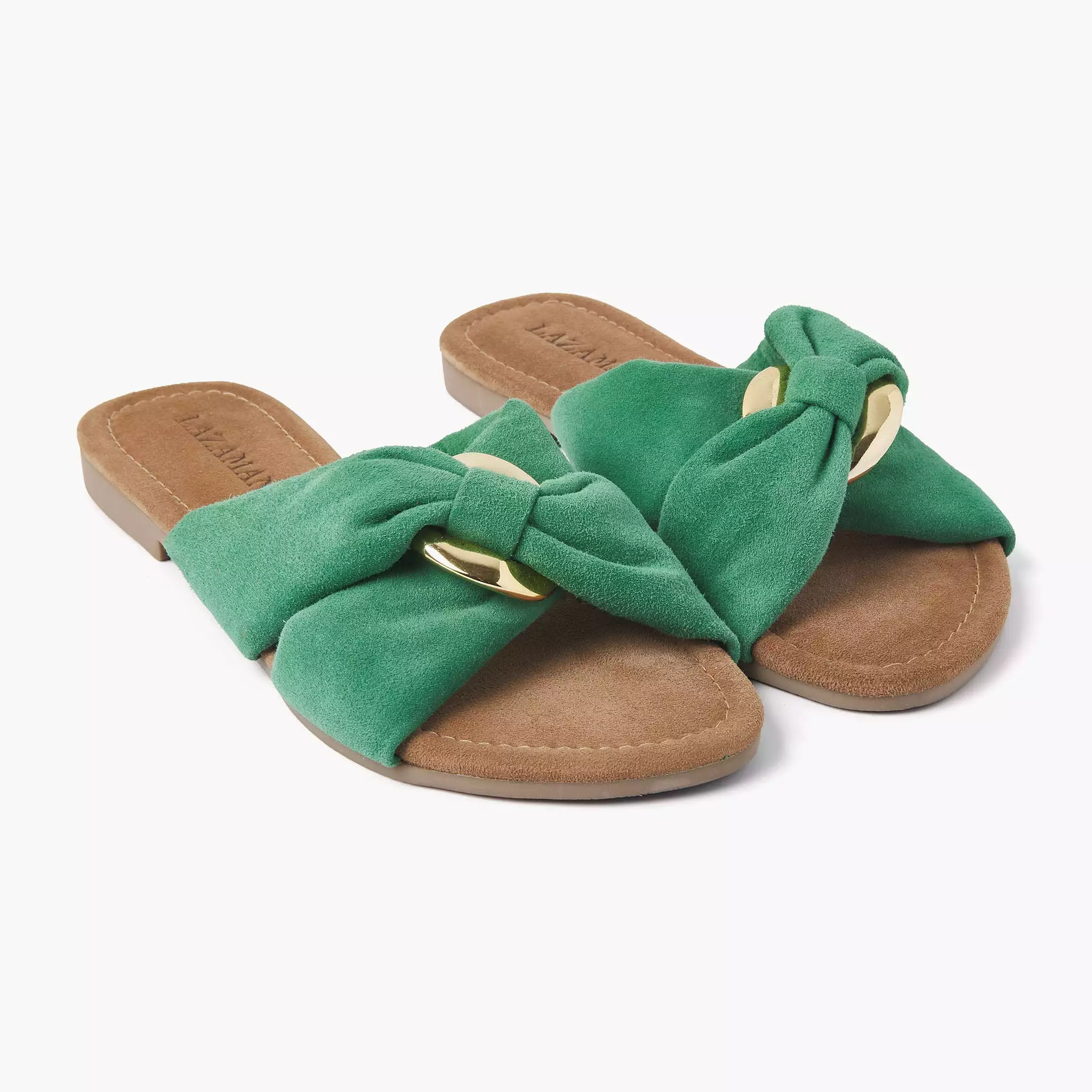 Green Slippers size 33.530 for women