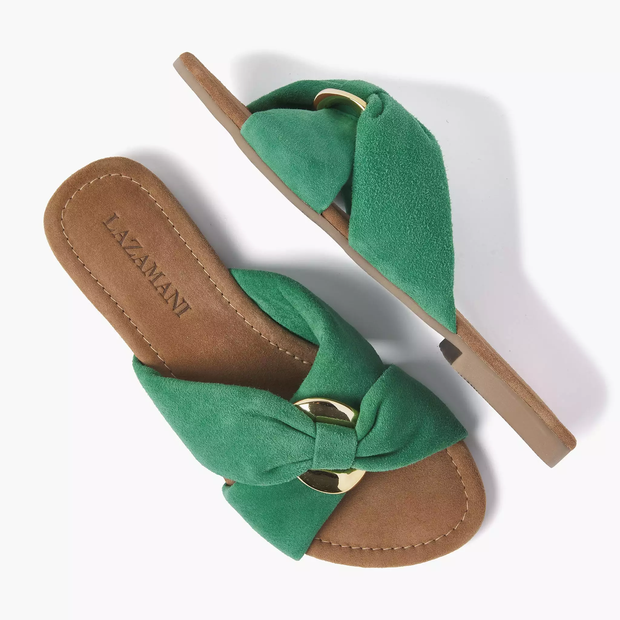 Green Slippers size 33.530 for women