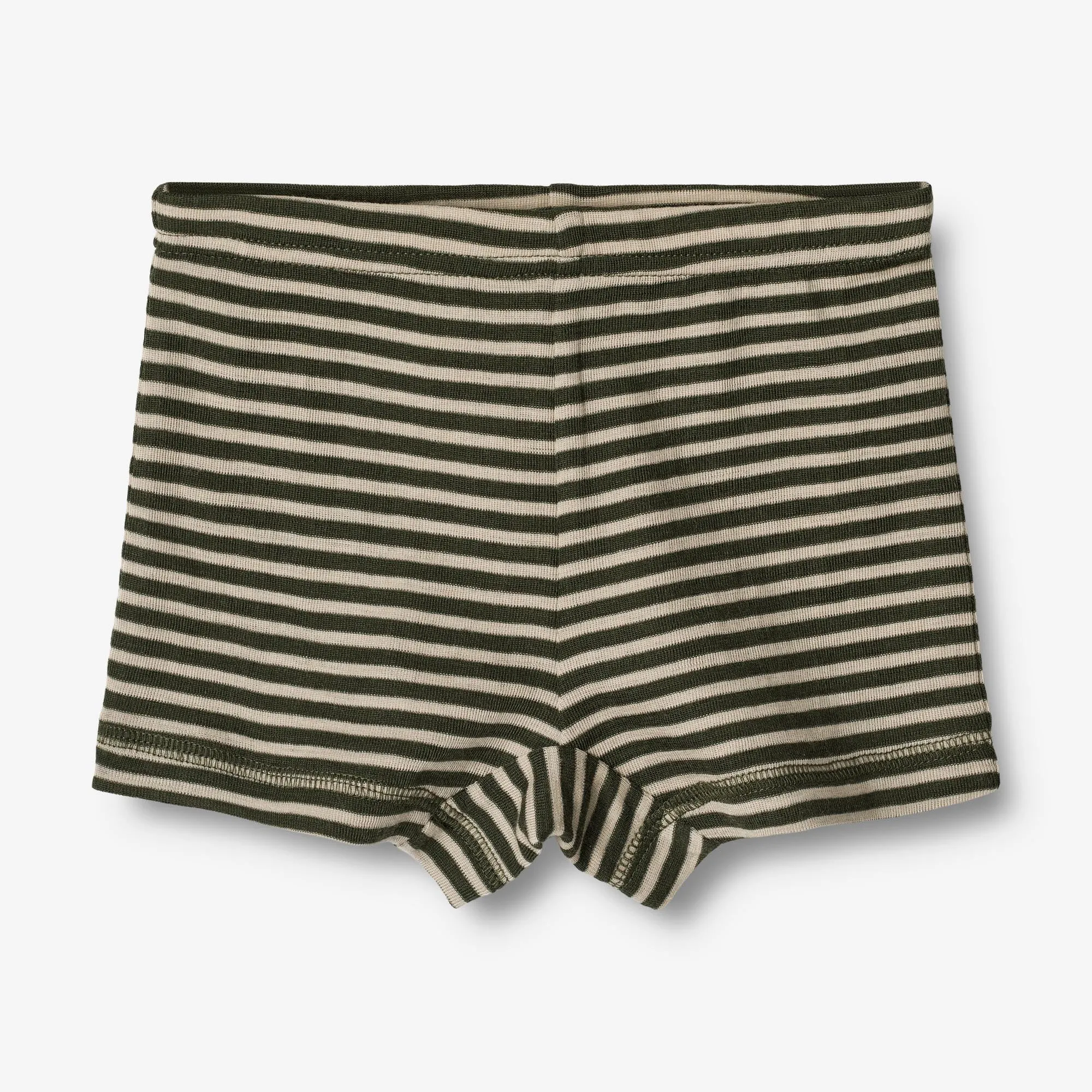 Green Stripe Wool Tights Avalon