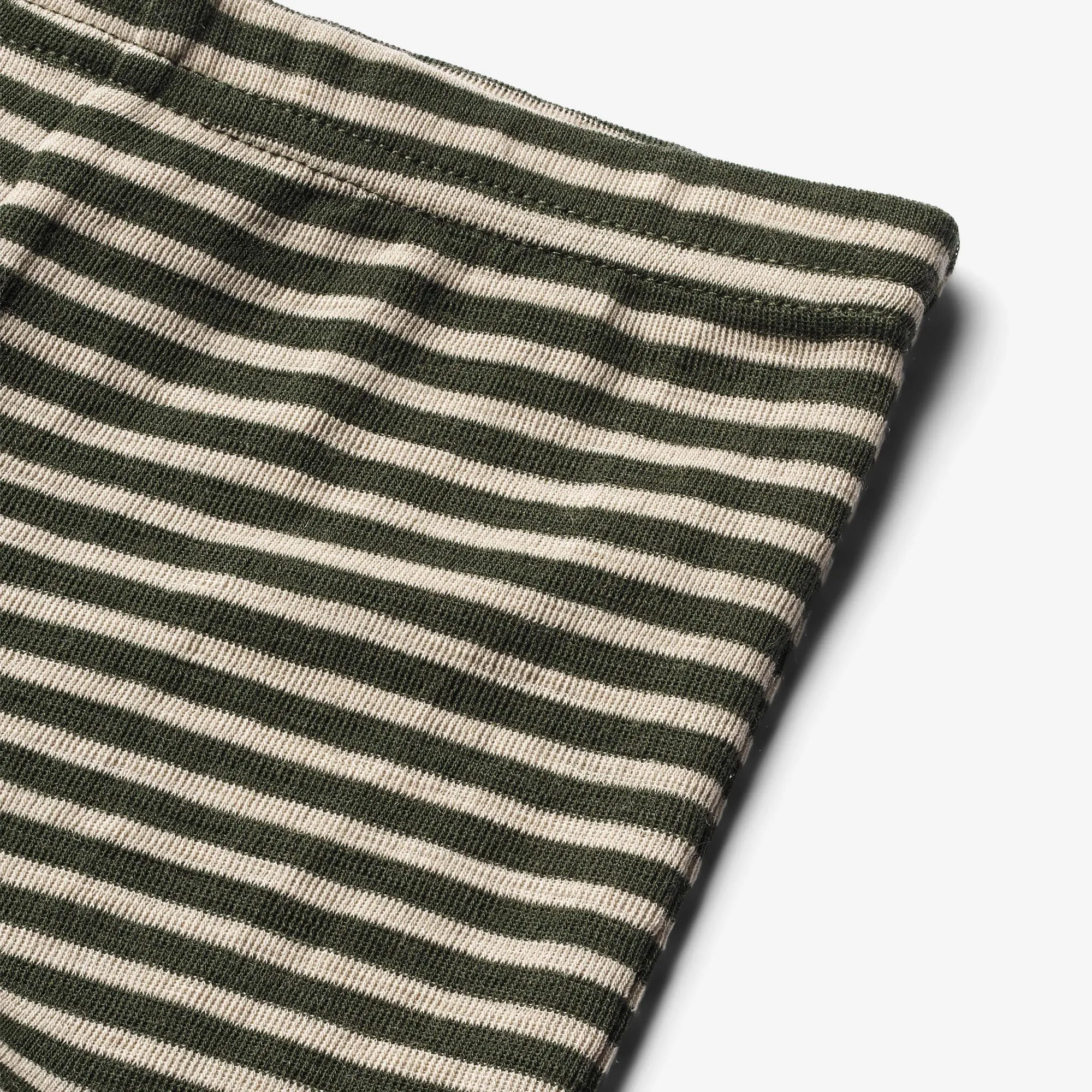 Green Stripe Wool Tights Avalon