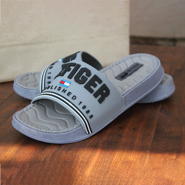 Grey Men's Soft Slippers