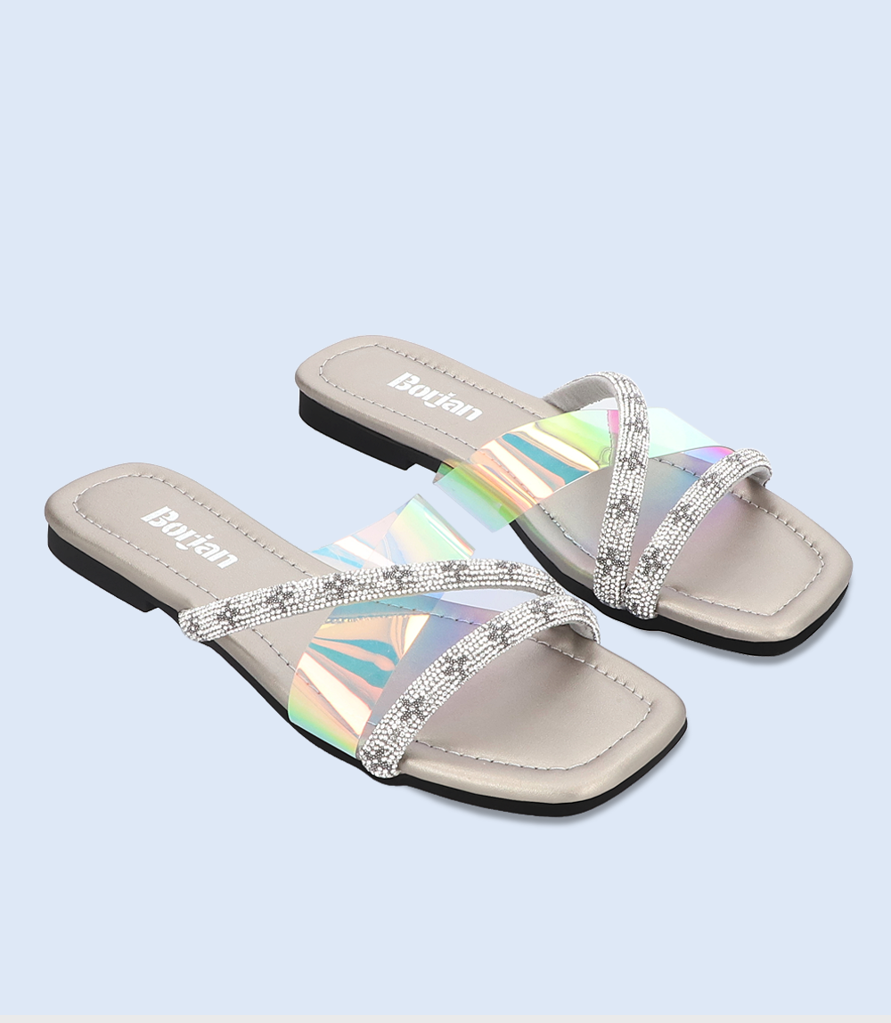 Grey women casual slipper