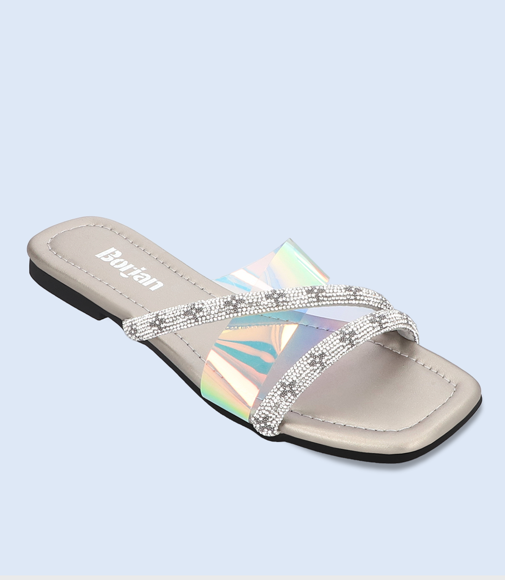 Grey women casual slipper