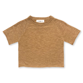 Grown Linen Raglan T-Shirt - Cedar