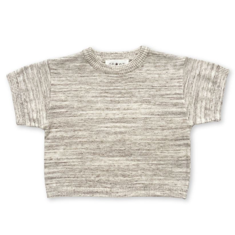 Grown Organic Knit T-Shirt - Wheat