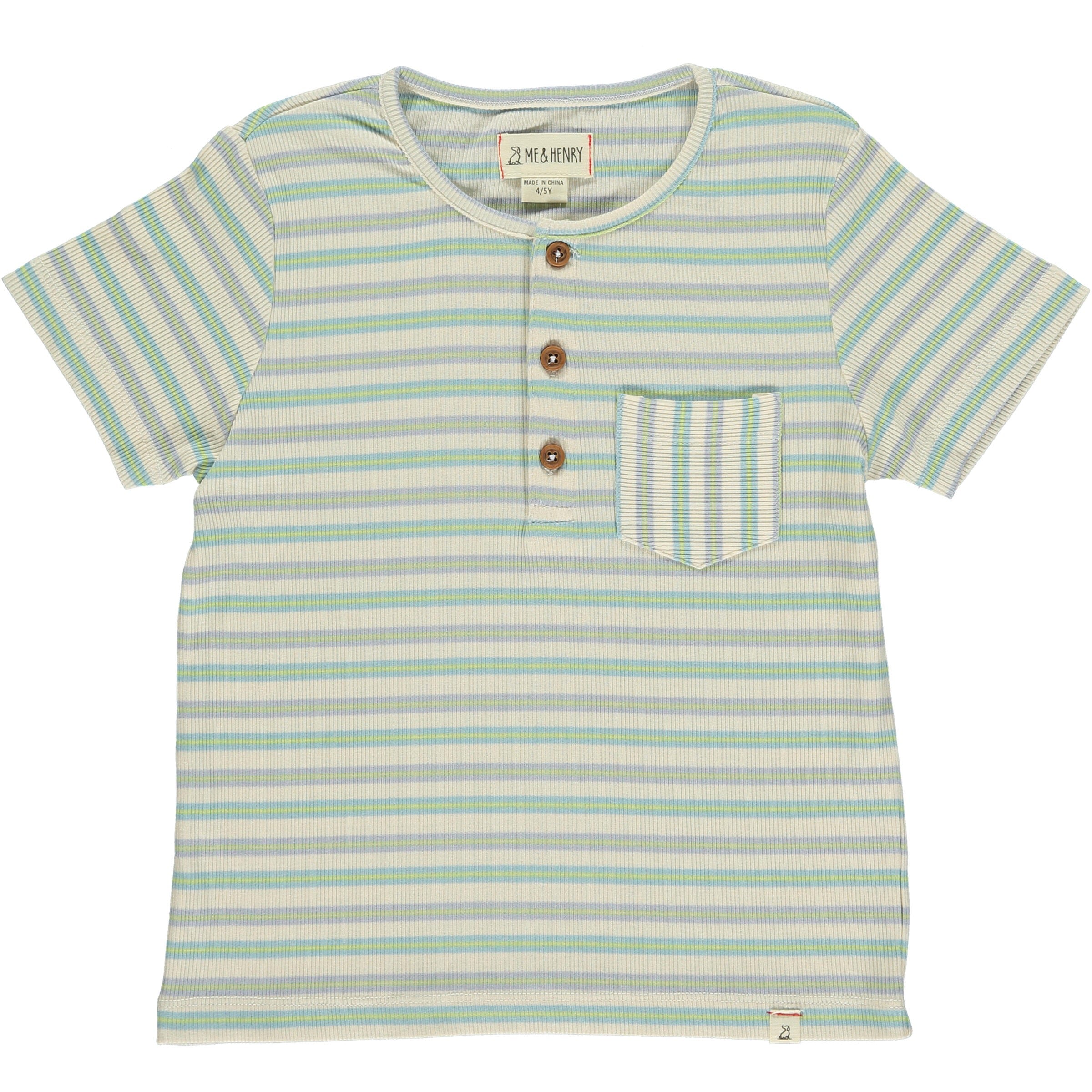 Henry - Summer Stripe Dodger Tee, Me & Henry