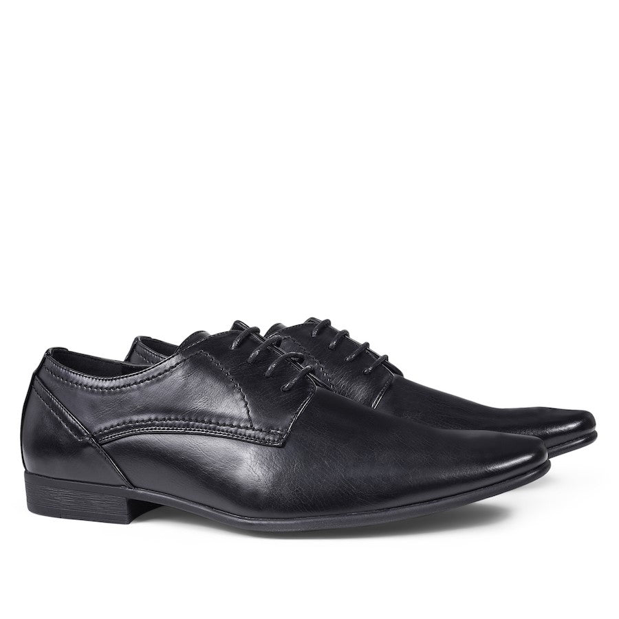 Jm Owen Black Lace Up Formal Dress Work Shoes