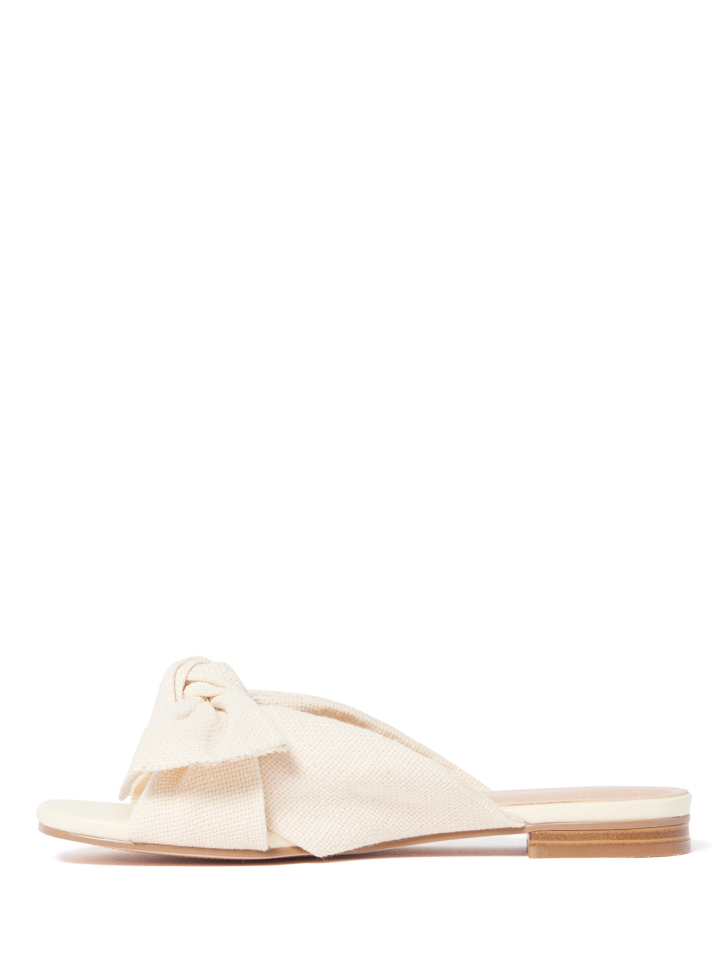 Jordan Knot Linen Flat Slide - Buy Now for Stylish and Comfortable Footwear