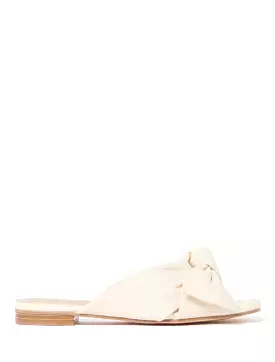 Jordan Knot Linen Flat Slide - Buy Now for Stylish and Comfortable Footwear