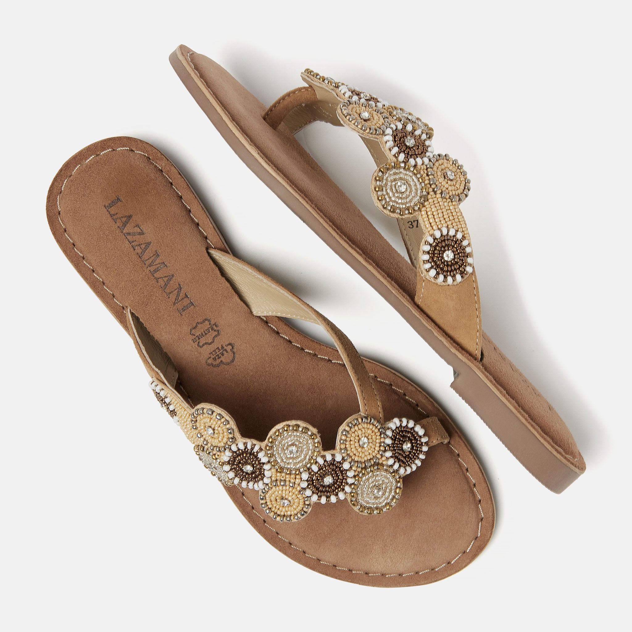 Julia Beige Slippers