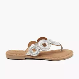 Juliet Silver Women's Slippers