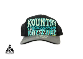 Kapital Kountry Kulture Trucker Black/Teal