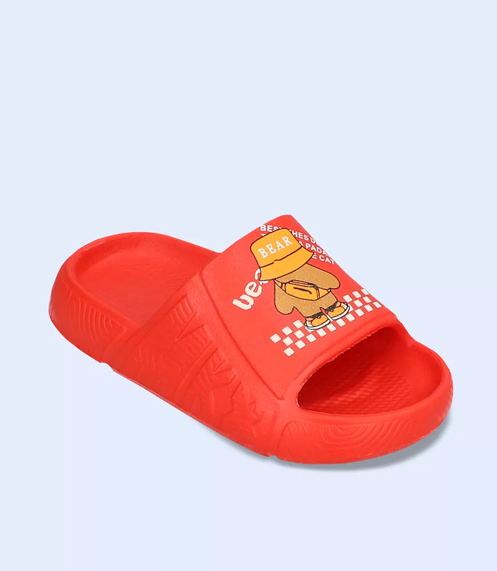 KB0055 boys red casual slipper