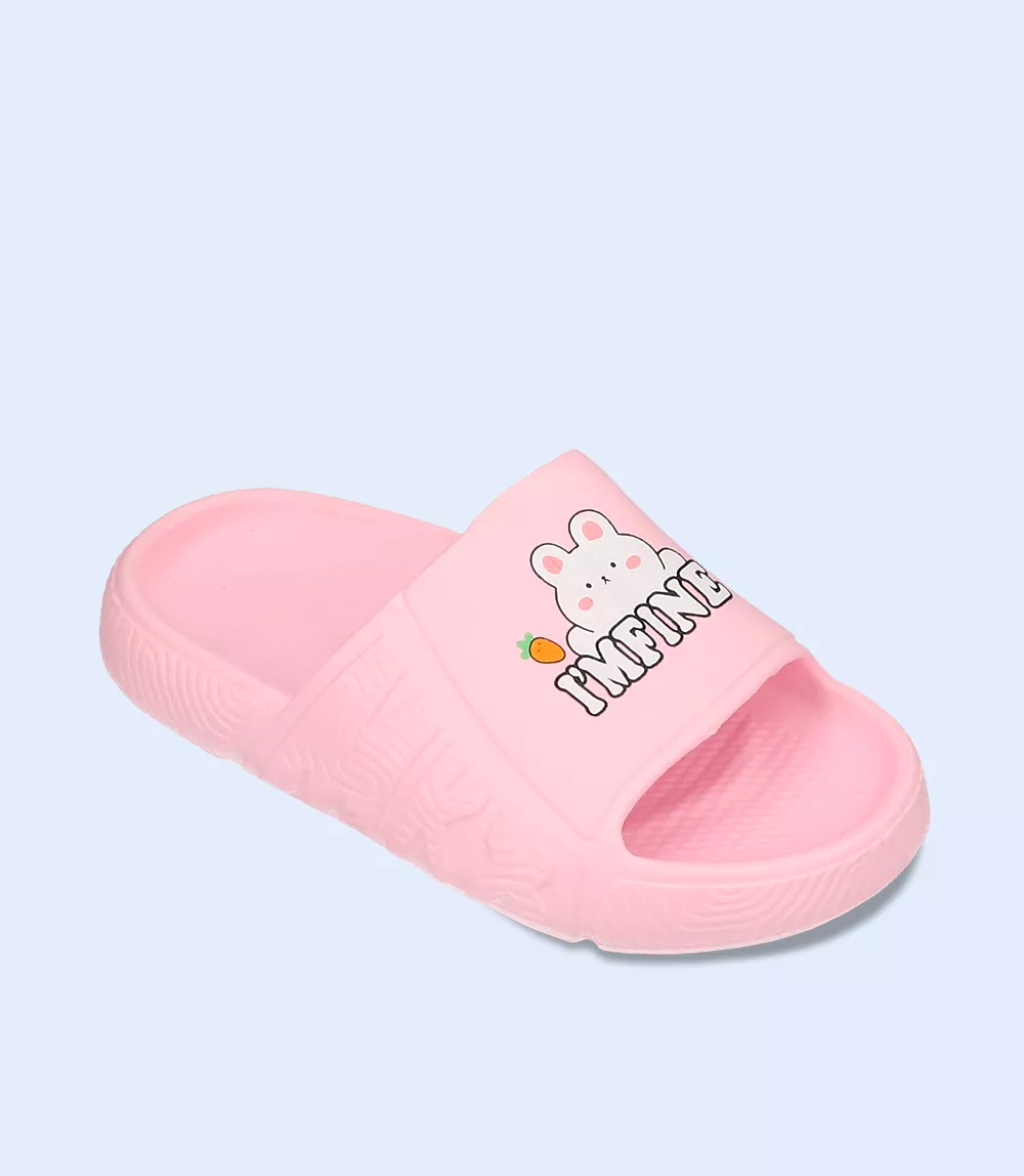 KG0037 Pink Girls Slipper