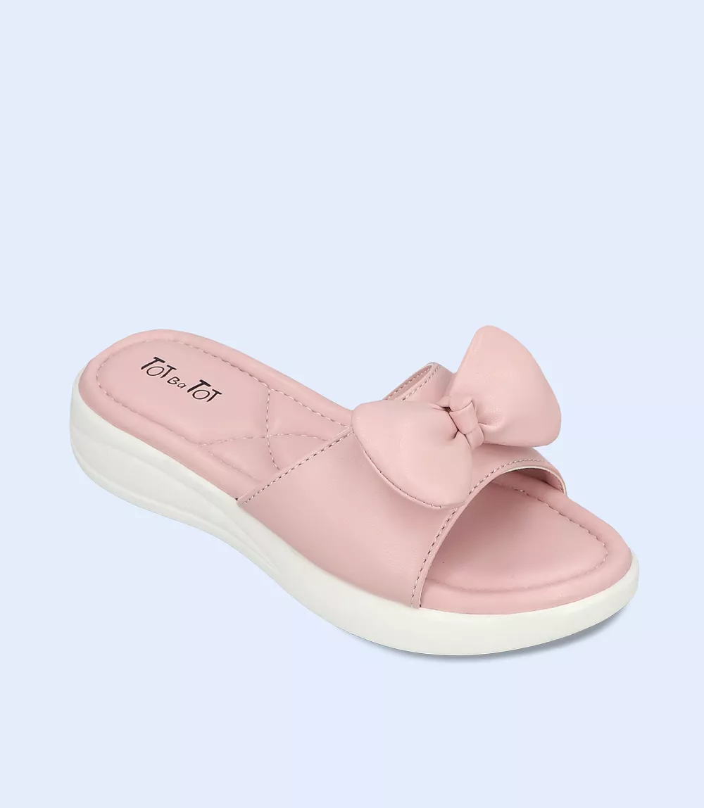 KG0099 Pink Kids Casual Slipper.