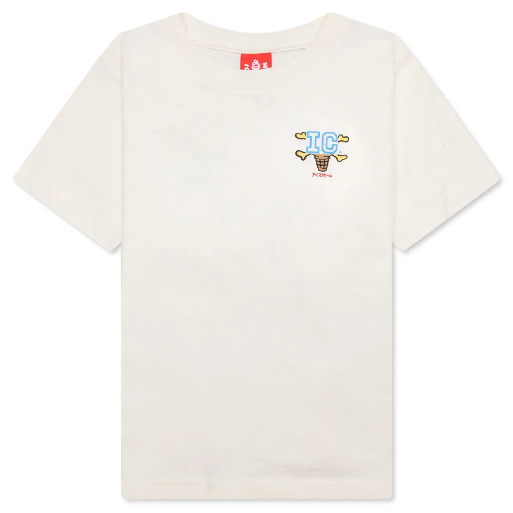 Kids Vending Short Sleeve Knit - Whisper White