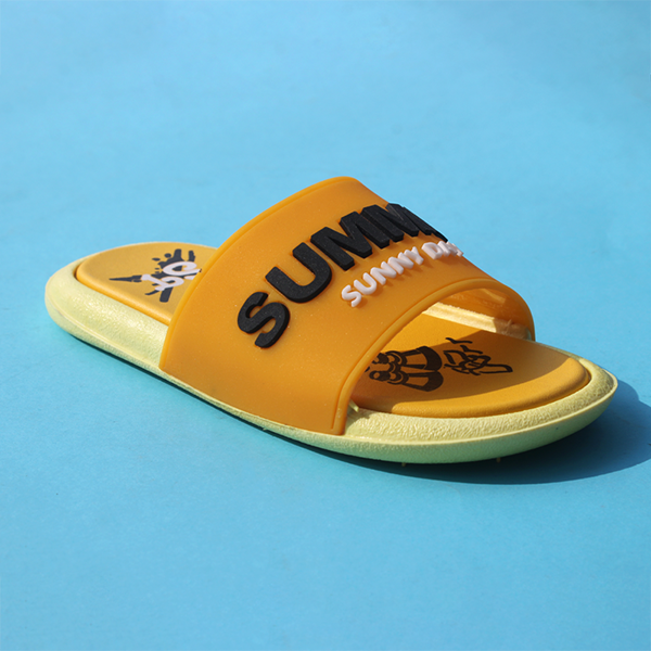 Kids' Yellow Soft Slippers