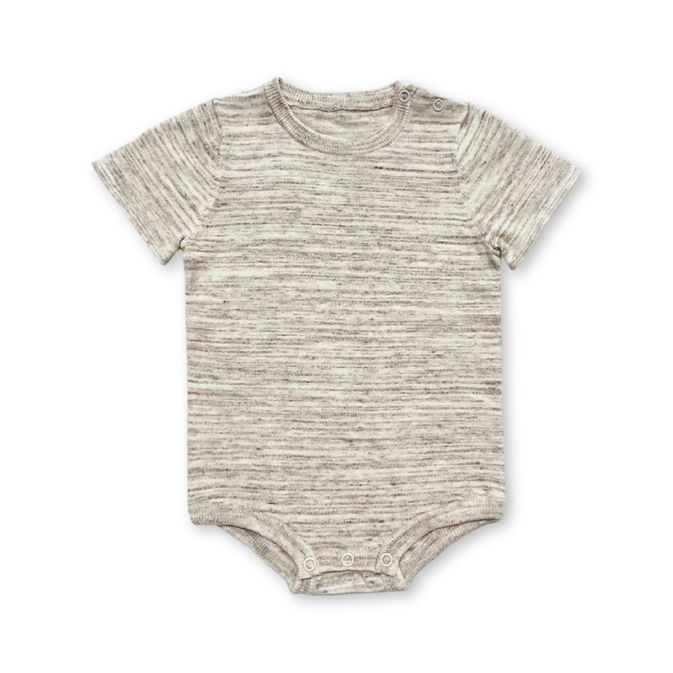 Knitted Tee Bodysuit - Wheat - Size 00