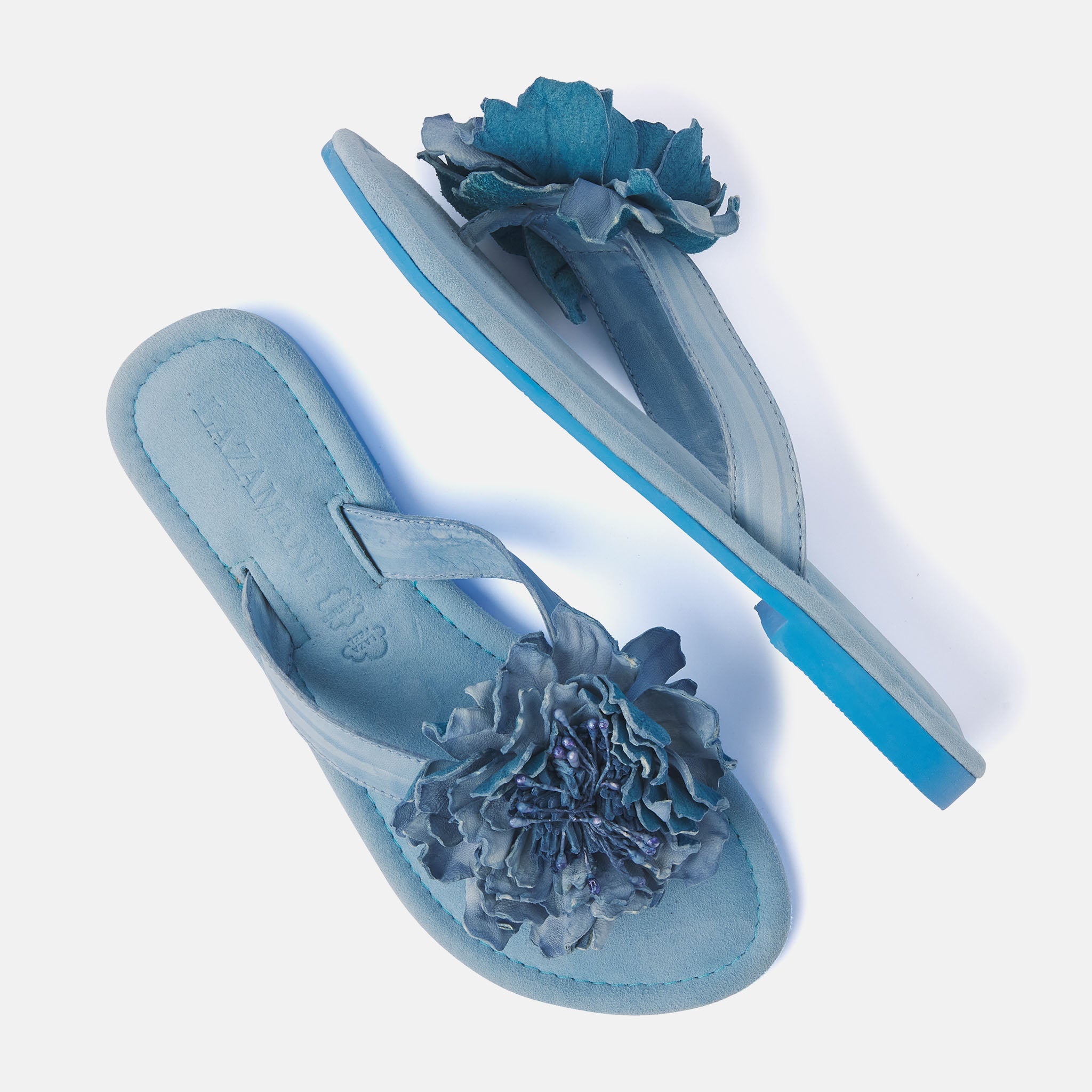 Ladies Slippers 33.517 - Sky Blue