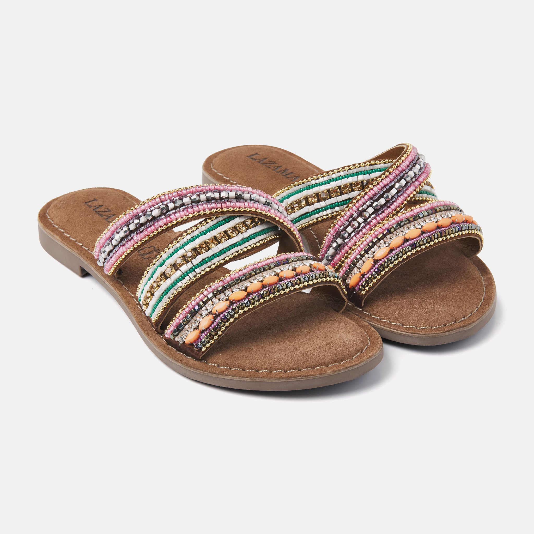 Ladies Tan Slippers 75.474