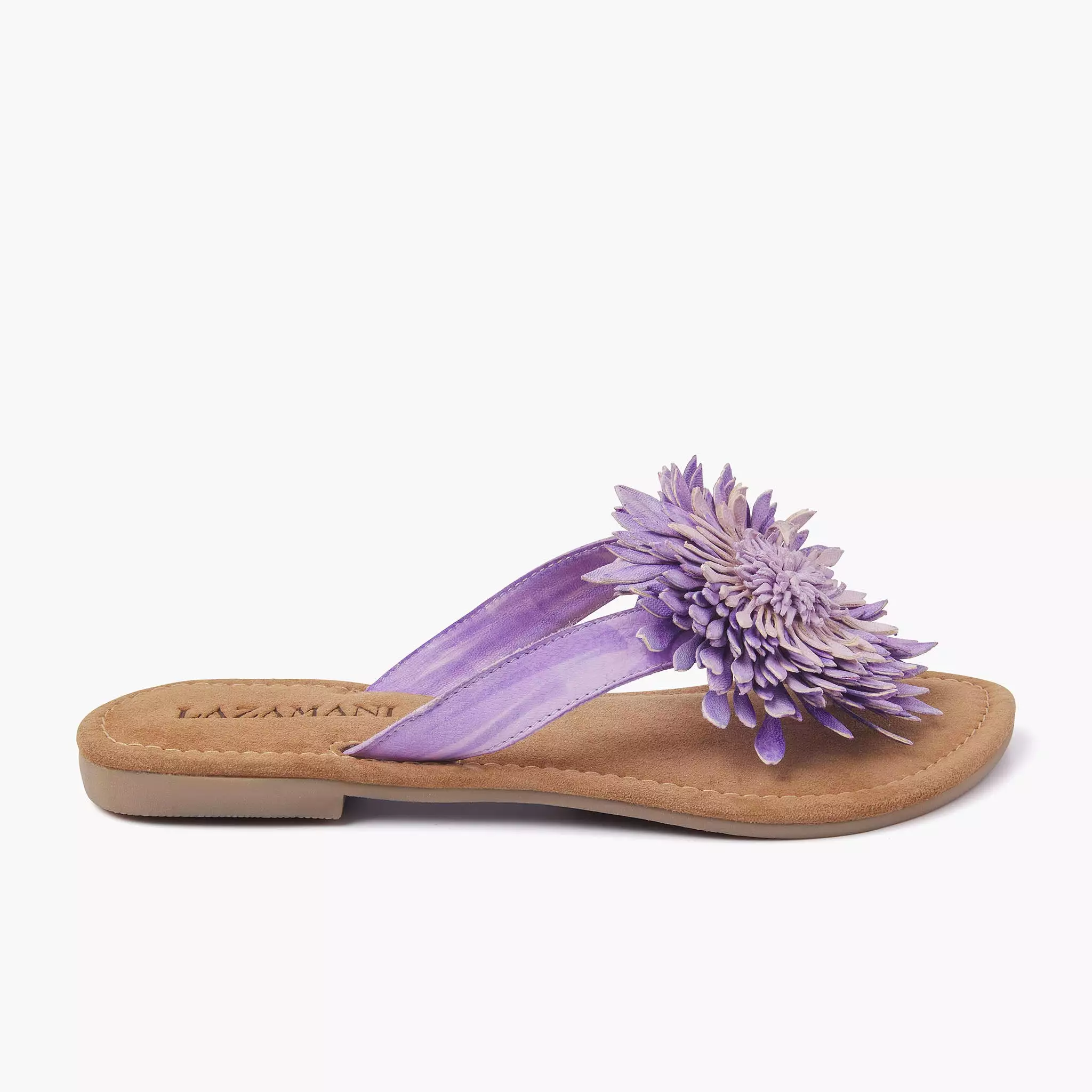 Lilac Flower Slippers - Dames 33.506 - Shop Now