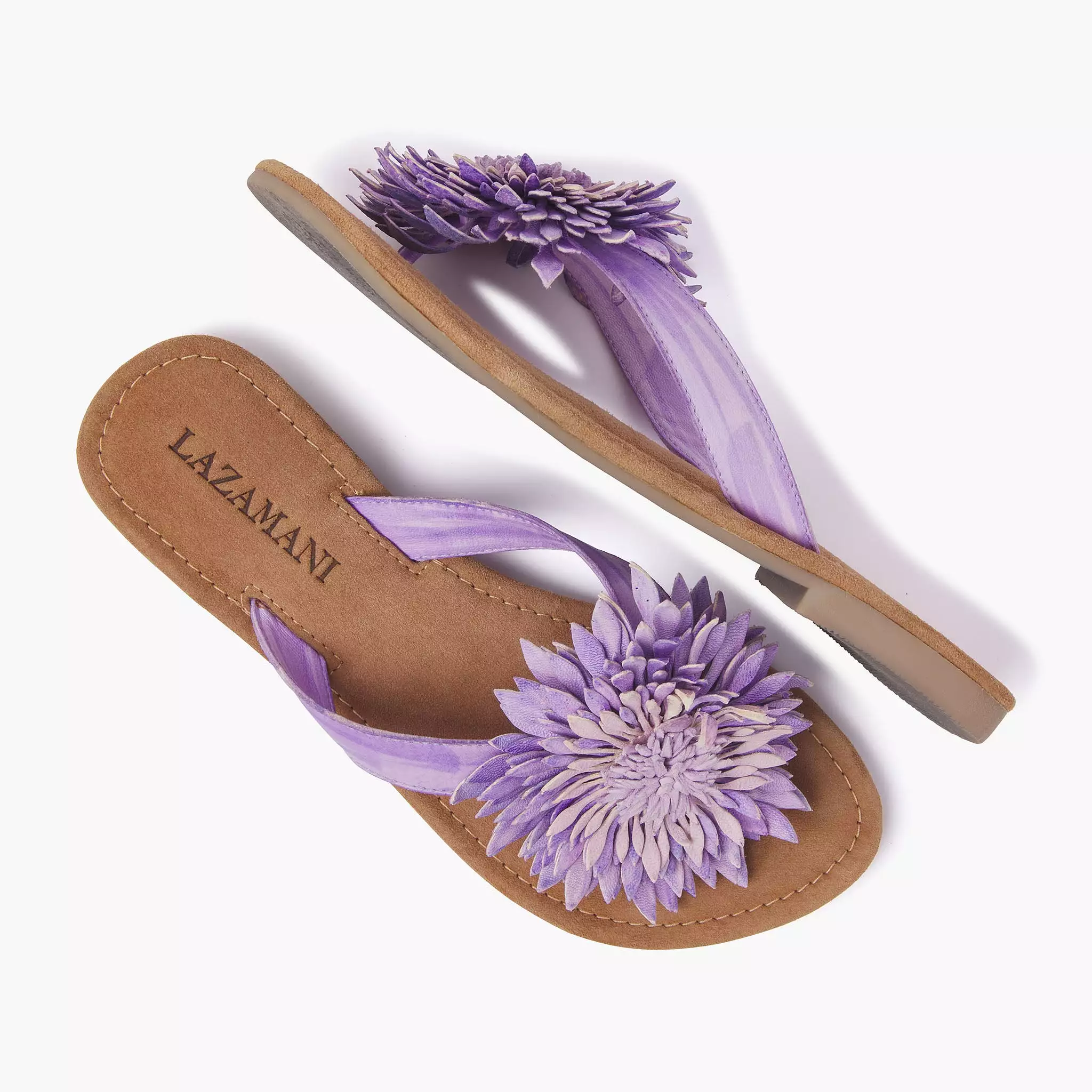 Lilac Flower Slippers - Dames 33.506 - Shop Now