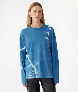 Long Sleeve T-Shirt - Indigo Dye.