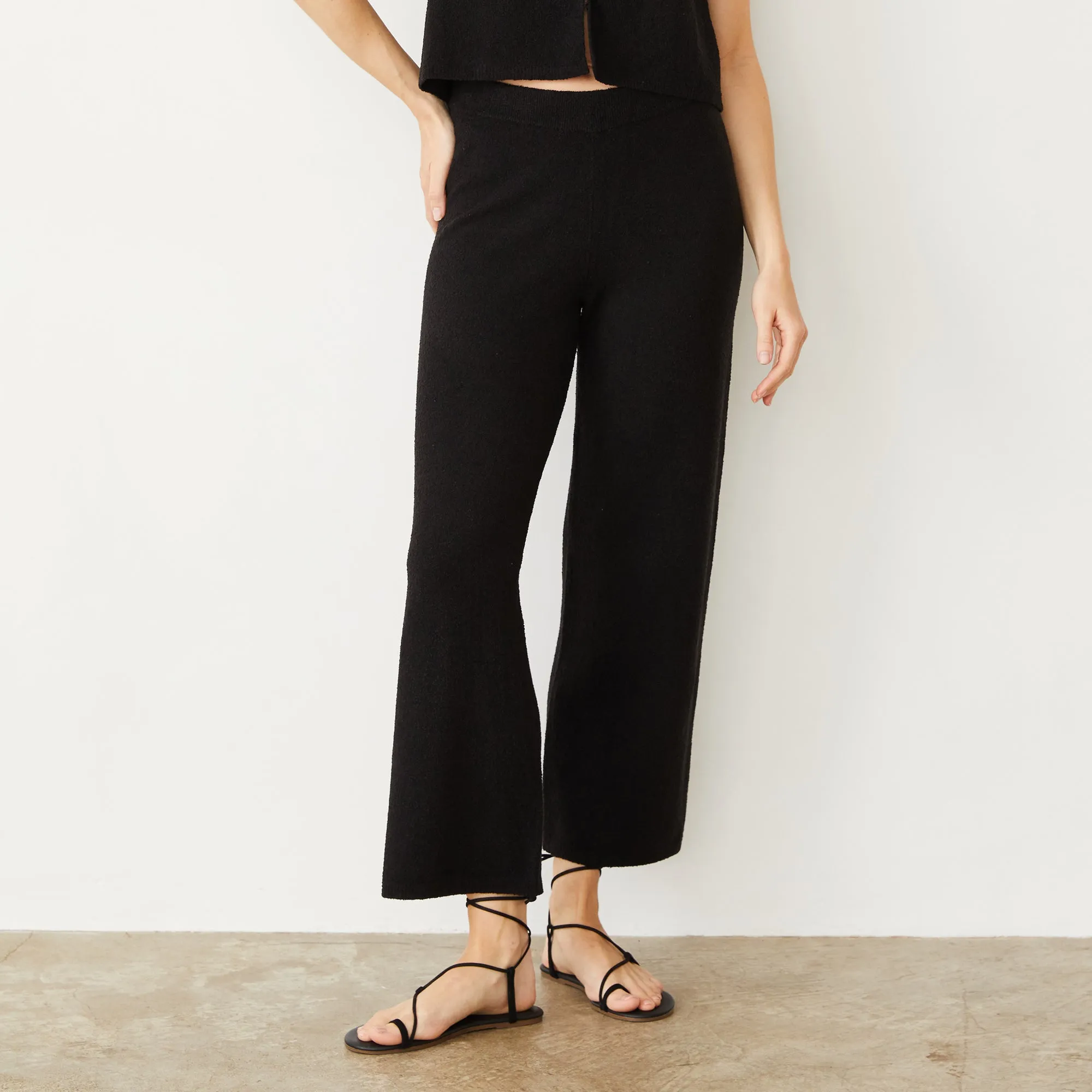 Loop Knit Crop Pant