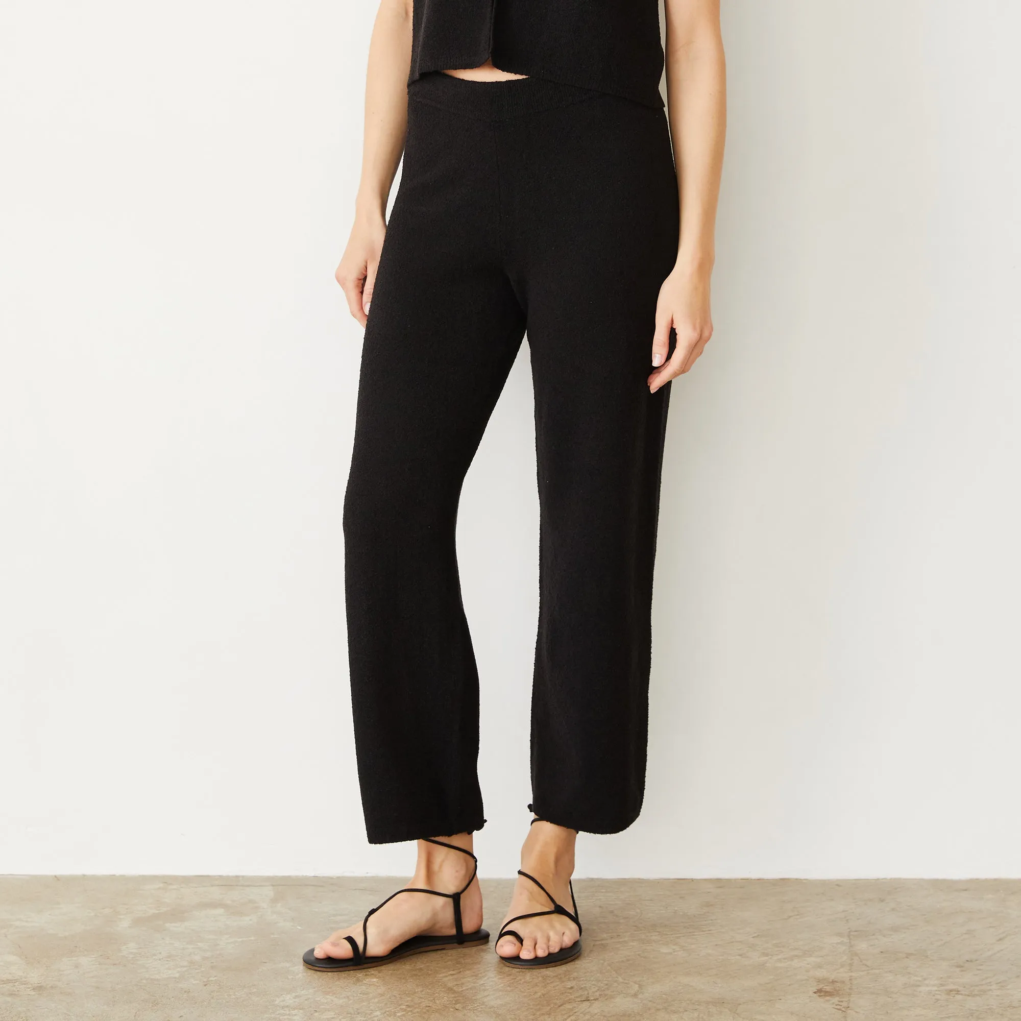 Loop Knit Crop Pant