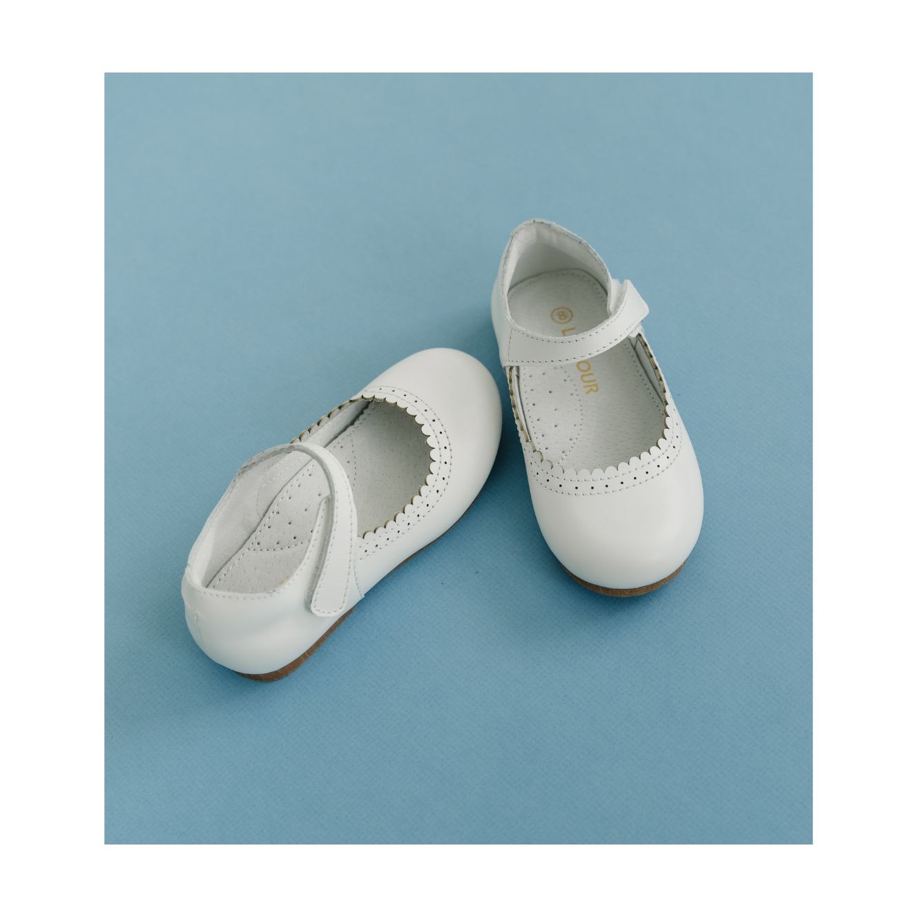 Lucille Flat | Scalloped Design | Women's Footwear