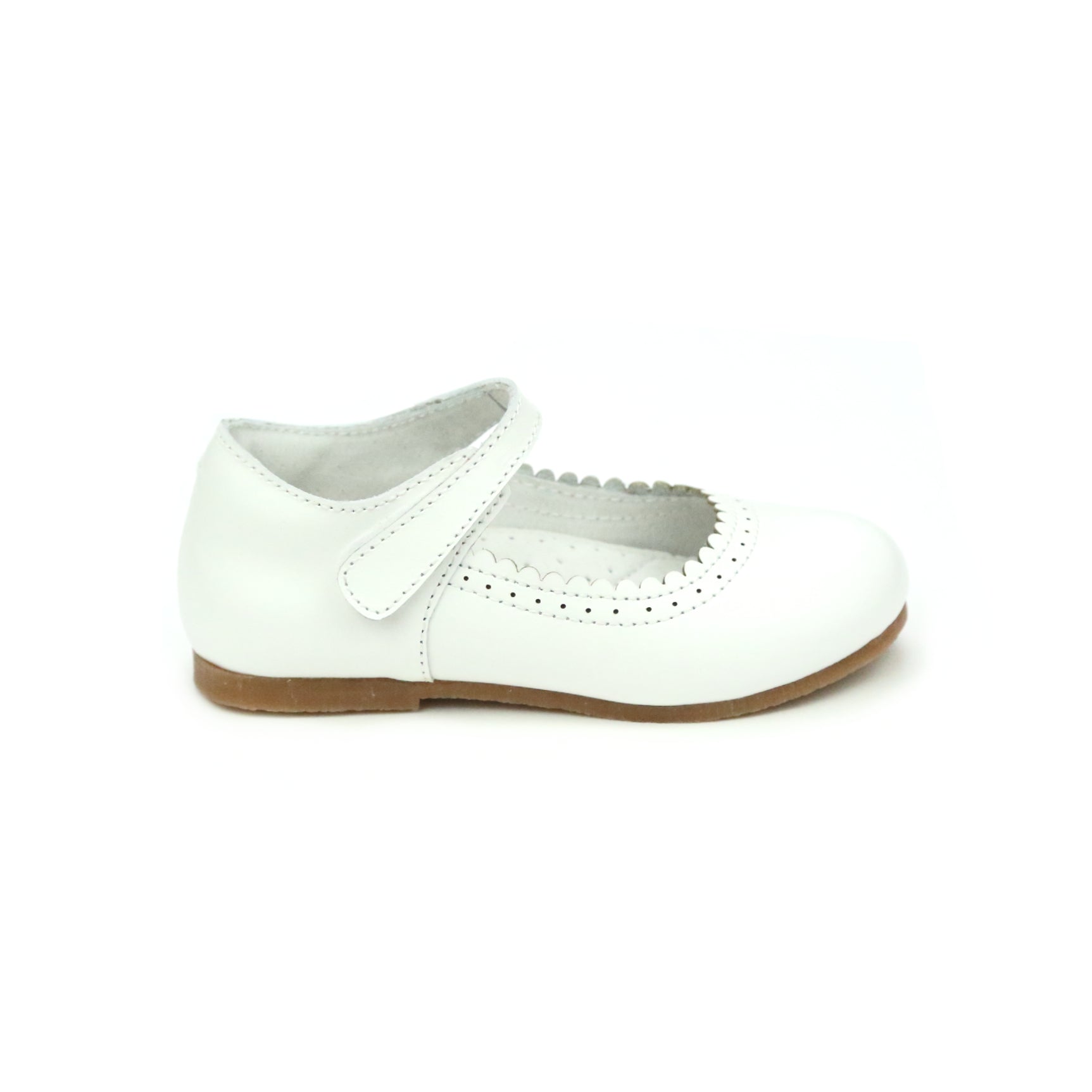 Lucille Flat | Scalloped Design | Women's Footwear