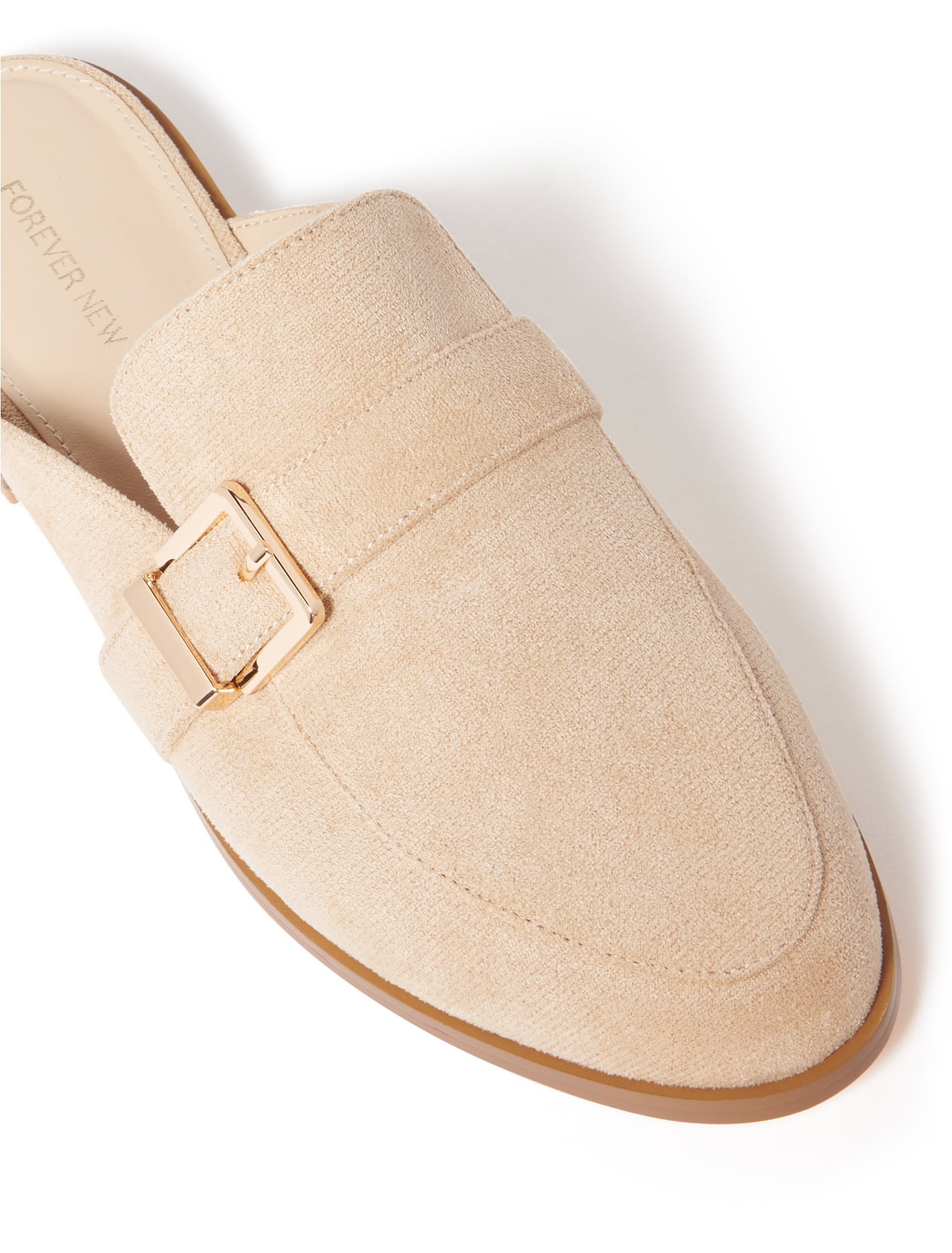 Lulu Mule Flat Shoes.