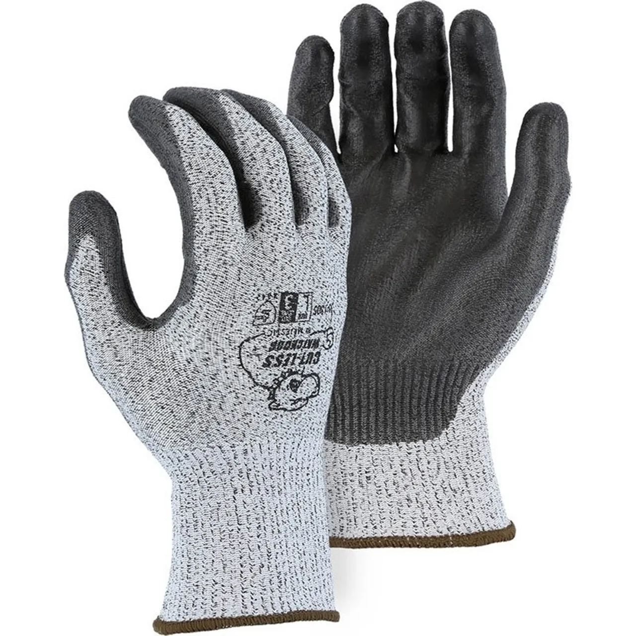 Majestic Cut Resistant A2 Gray WatchDog Knit Gloves 35-1305 - Case of 120 Pair