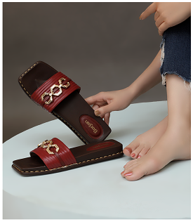 Maroon Casual Slipper for Women BW8328