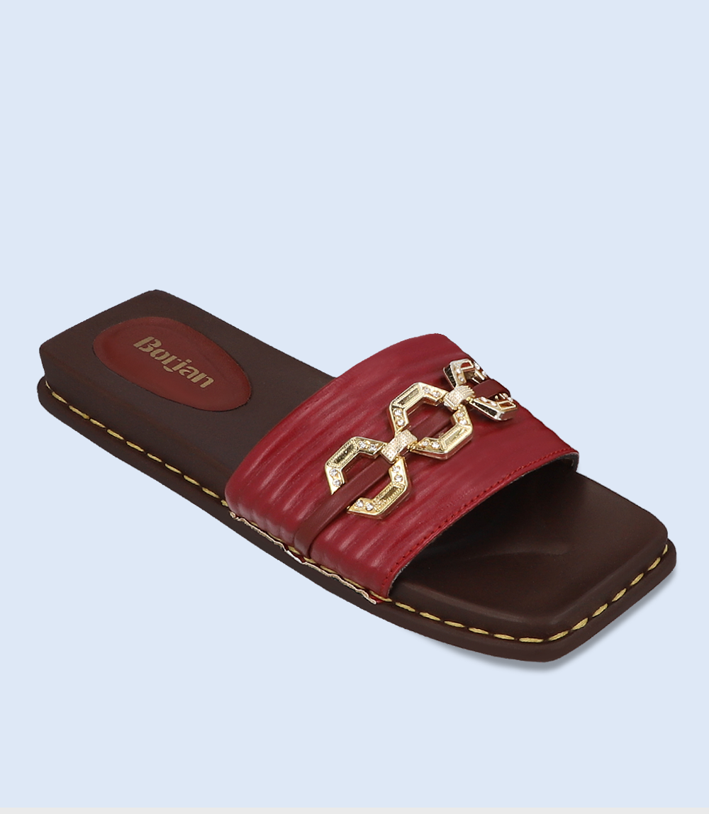 Maroon Casual Slipper for Women BW8328