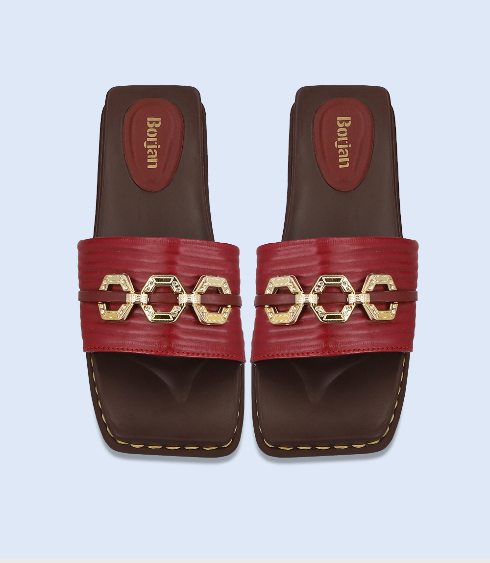 Maroon Casual Slipper for Women BW8328