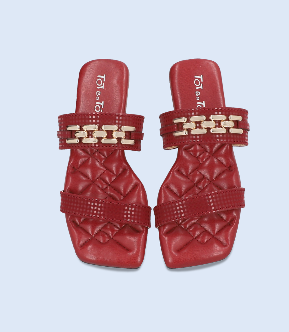 Maroon slipper for girls