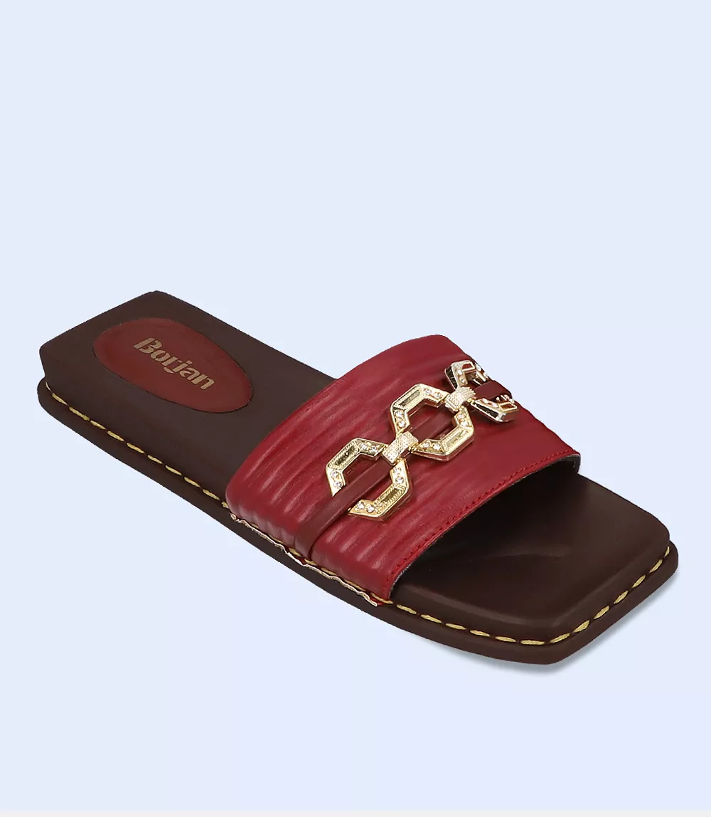 Maroon Women's Casual Slipper - BW8328