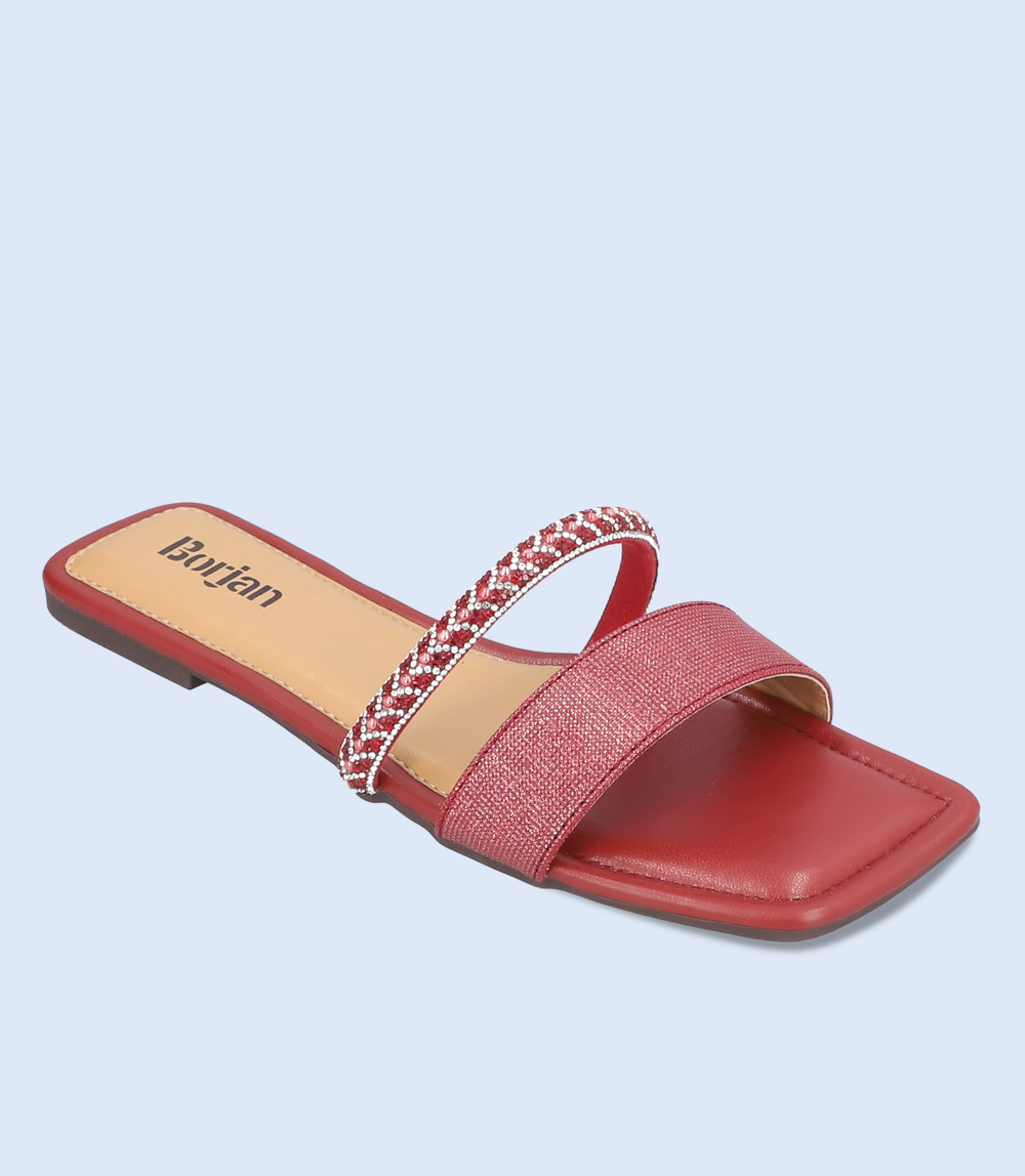 Maroon Women's Slipper - BW9309: Stylish and Comfortable Casual Footwear