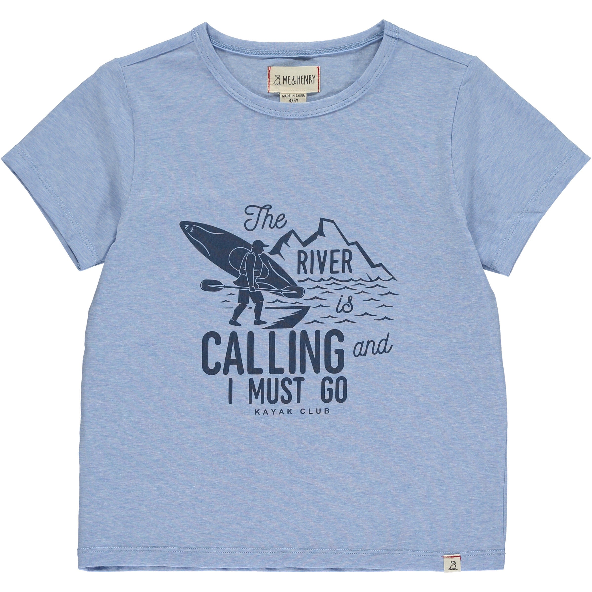 Me & Henry Blue Falmouth Tee - River Calling - Buy Now