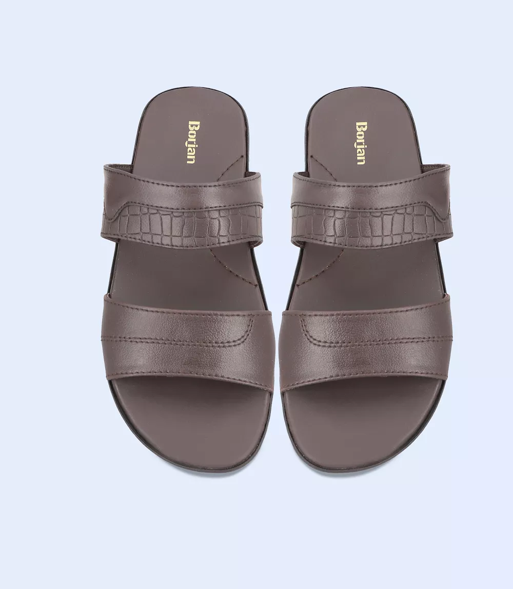 Men Casual Slipper Brown