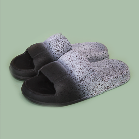 Men's Black Soft Slippers