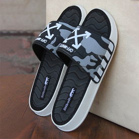 Men's Black Soft Slippers