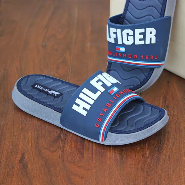 Men's Blue Soft Slippers