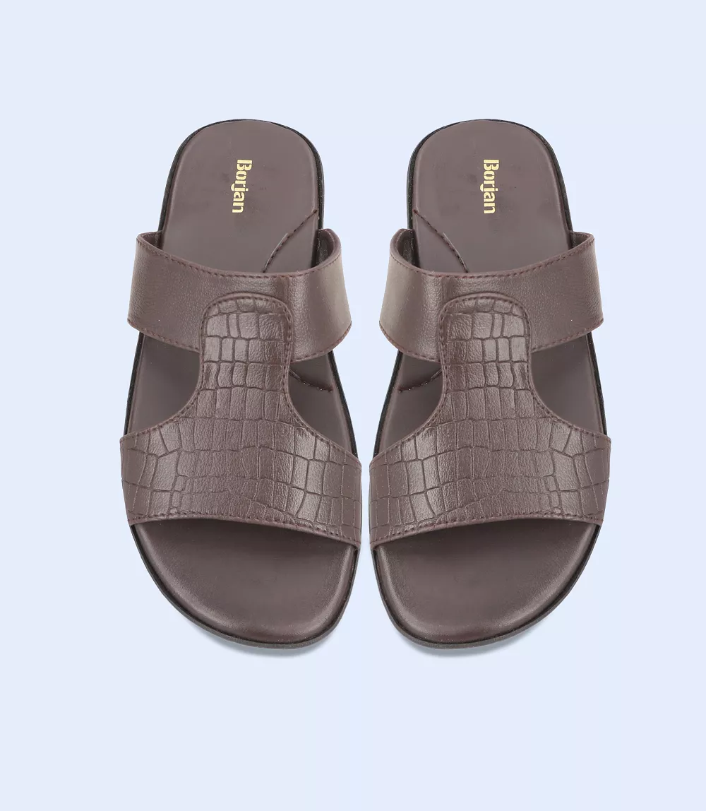 Men's Brown Casual Slipper